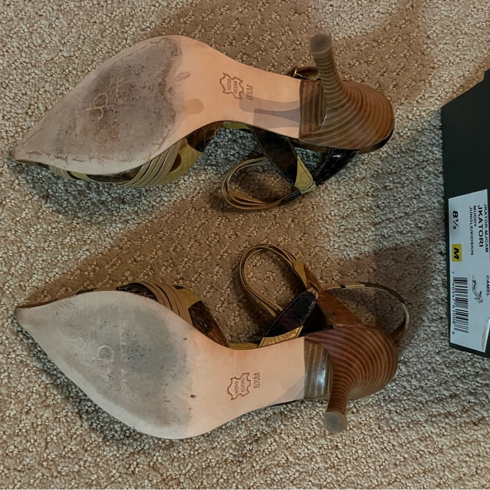 Jessica Bennett Heels.  Style Jkatori. Color Camel - Picture 2 of 3